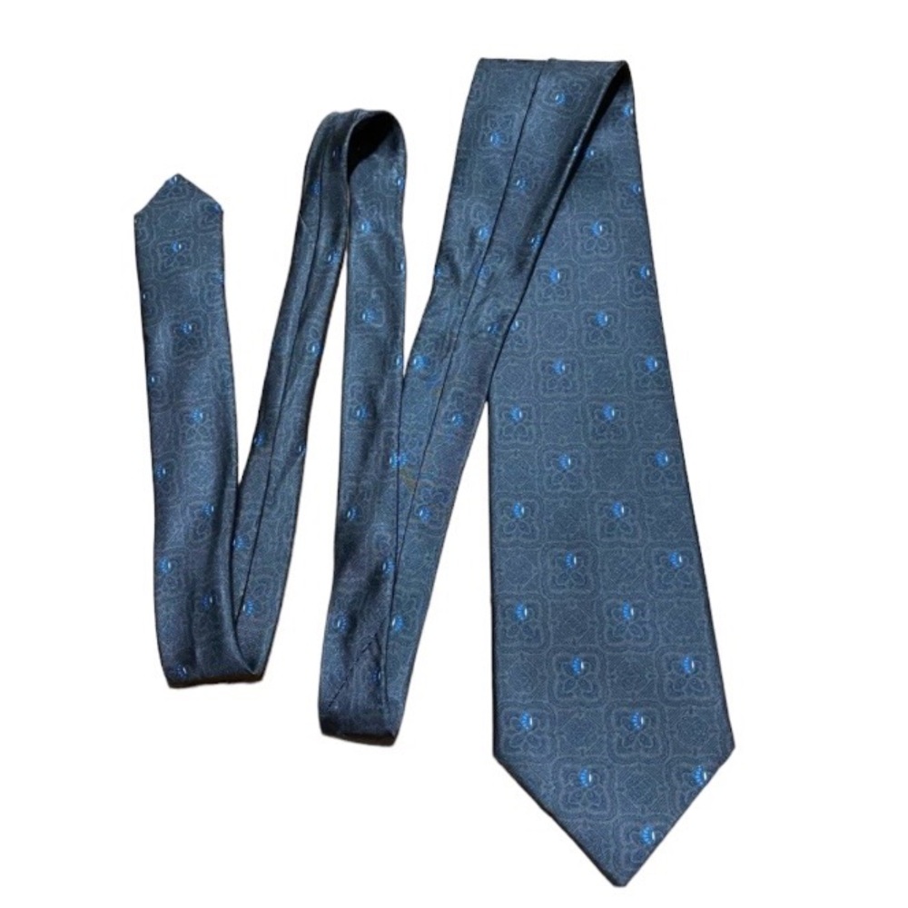 Oscar de la Renta Necktie 100% Silk Made in Canada - Picture 2 of 7